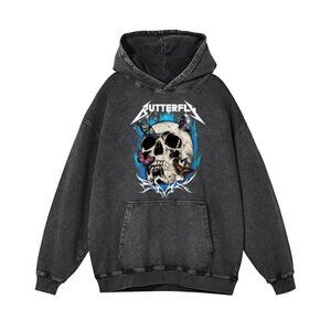 BANX Clothing BANX x BUTTERFLY 73 Oversized Hoodie, Size L